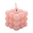 thumbnail image 3 of BalsaCircle 2 Flameless 2 in Warm White LED Light Bubble Cube Candles Centerpieces Party Events Decorations, 3 of 8