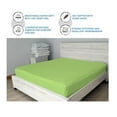 thumbnail image 7 of DNG Creations 6 Piece Zipper Sheet Set - Include (1 Fitted Sheet Base, 2 Base Sheet has Zipper, 1 Flat Sheet And 2 Pillowcase) 12 Inch Deep Pocket ( Solid Sage / Full ), 7 of 7