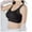 Black, variant on Wireless Bras for Women Bra Women's Fixed Cup Lift Seamless Bra Adjustable Underwire Breathable Retraction Bra Everyday Push Up Bra
