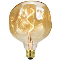 TIANFAN G40 Big Edsion Led Bulb Specail Shaped Stone Spiral Filament Light Bulb 4W Dimmable  E26 Decorative Light Bulbs