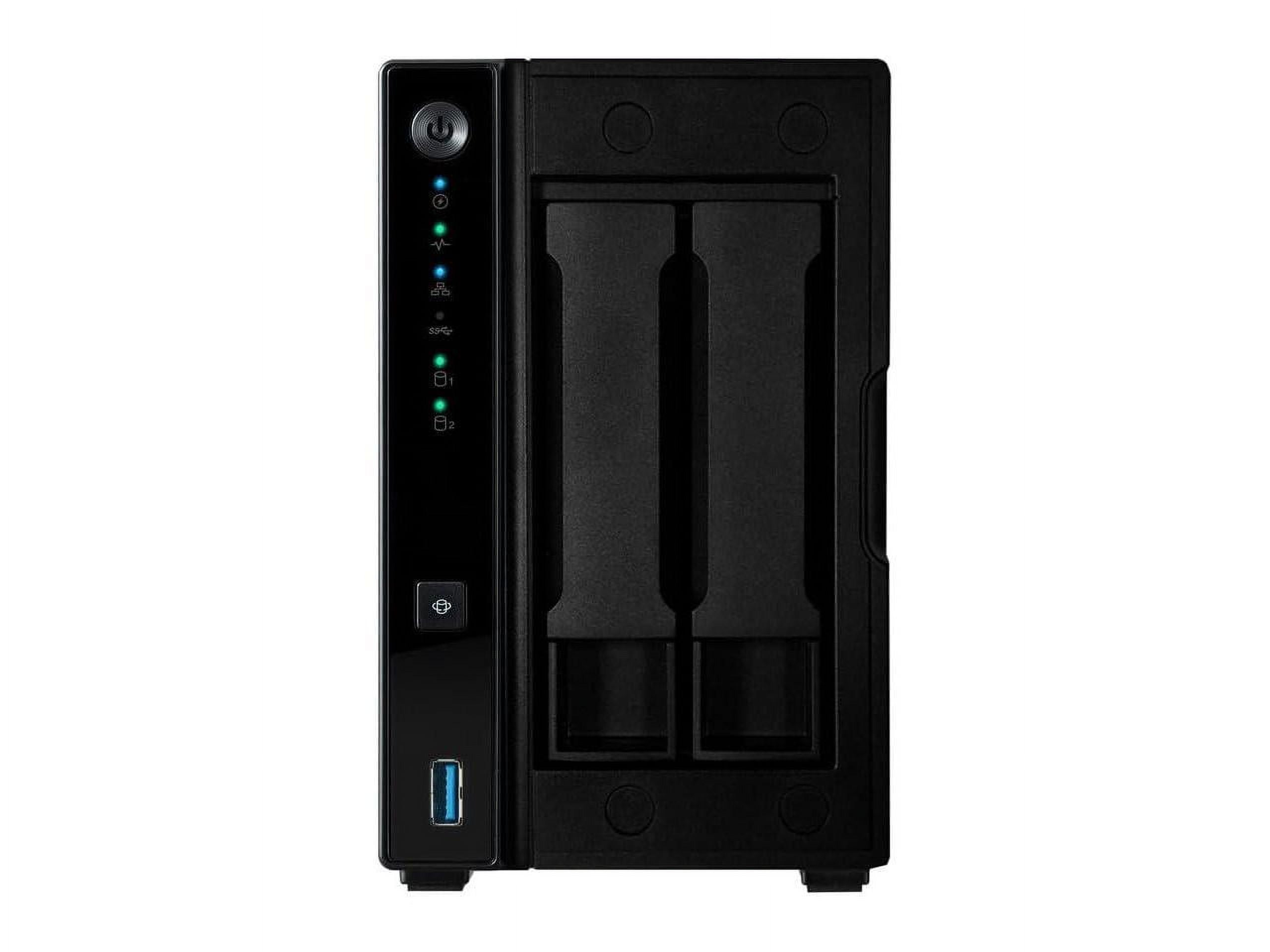Asustor AS3302T v2 Drivestor 2 Pro Gen2 2 Bay NAS, Quad-Core 1.7GHz CPU, 2.5Gbe Port, 2GB DDR4 (Diskless)