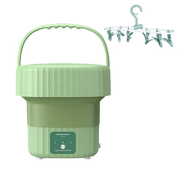 Xiaqing Mini Portable Washing Machine 6L Top Load Washing Machine with 12-Clip Drying Rack