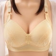 thumbnail image 2 of Herrnalise Women's T Shirt Bra, Demi Cup, Smoothing, Lightly Lined，Full Coverage ，Wireless，Bra., 2 of 3