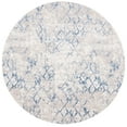 thumbnail image 3 of SAFAVIEH Amelia Roslyn Abstract Area Rug, Light Gray/Blue, 6'7" x 6'7" Round, 3 of 11