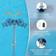 thumbnail image 4 of Pool Vacuum Head, Manual Pool Vacuum for Inground and Above Ground Pools Flexible Swivel Pool Head with Integrated Bottom Brush Swimming Pool Head for Absorb - 19 Inch Brush, 4 of 7