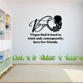 thumbnail image 3 of Virgo Horoscope Zodiac Sign Find It Hard To Trust and Consequently Have Few Friends Earth Sign Zodiac Bedroom Vinyl Wall Decal Sticker Kids Adult Girl Boy Room Bedroom Wall Decoration Size(8x10 inch), 3 of 3