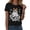Black, variant on Halloween Shirts for Women Cute Ghost Shirt Fall Pumpkin Tshirt Coffee Lover Graphic Tees Casual Short Sleeve Tops (Army Green,XL)