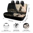 thumbnail image 2 of Obi Wan-theme Car Rear Seat Covers Back Elastic Flexible Car Seat Covers Decorative Fits Most Cars 120x59x76cm, 2 of 6