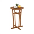 thumbnail image 5 of Furinno Tioman Hardwood Outdoor Patio Bar Table in Teak Oil, Natural, 5 of 6