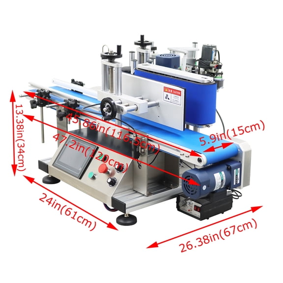 LT-150D Automatic Desktop Conveyor Table Round Bottle High Speed Marking And Labeling Machine