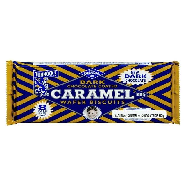 Gaufres Tunnocks au caramel au chocolat noir
