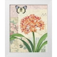 thumbnail image 3 of Pamela Gladding 26x32 White Modern Wood Framed Wall Art Titled - Clivia Floral Collage, 3 of 5