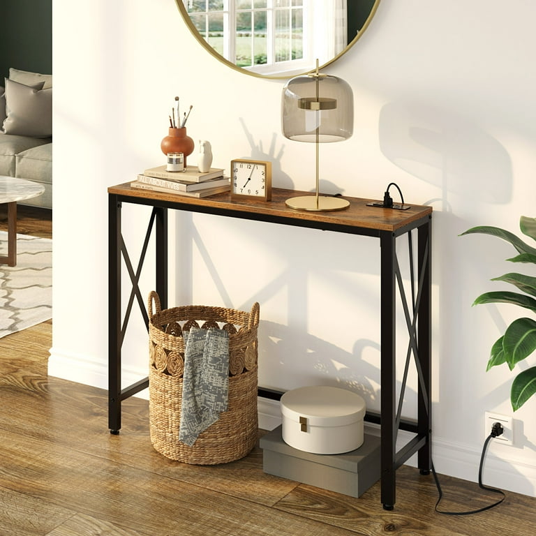39 inch tall console table deals