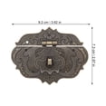 thumbnail image 4 of Jewelry Box Hardware Antique Brass Plating 4Pcs 3.73X2.87X0.47in, 4 of 6