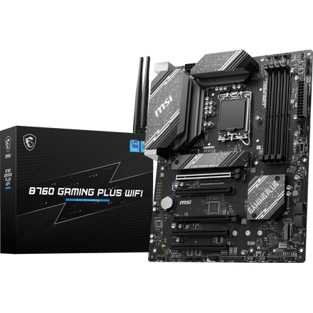 MSI B760 GAMING PLUS WIFI Gaming Desktop Motherboard - Intel B760 Chipset - Socket LGA-1700 - ATX (b760gamingpluswifi)