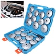 thumbnail image 1 of Fdit Oil Filter Cap Remover Tool,Remover Tool Kit,23Pcs Cup Type Oil Filter Wrench Removal Socket Adapter Remover Tool Kit W/Spanner, 1 of 8