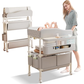 Delta Children Hayes Wooden Infant Changing Table with Toddler Pad