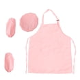thumbnail image 1 of Juego de 3 piezas Chef Set completo de cocina para niños Juego de platillos con gorro de cocinero Delantal manga de cocina para niños Juego de cocina (Negro, L), 1 of 5