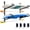2, variant on Kayak Storage Rack for Garage Wall Mount - Heavy L-Frame Holder with Anti-Slip Bungee & Complete Installation Kit, Supports 150LB (Fits Canoe/Paddle Board, Black)