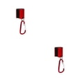 thumbnail image 2 of Soidarity Herramienta de nudo rápido de pesca multifuncional, abrazadera de varilla de aleación de aluminio, herramientas de atado de moscas, Rojo Sin hebilla extensible 2piezas, 2 of 6