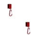 thumbnail image 4 of Greeniant Herramienta de nudo rápido de pesca, abrazadera de varilla de aleación de aluminio de alta dureza, herramientas de atado de moscas, Rojo Sin hebilla extensible 2piezas, 4 of 6