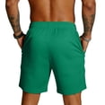 thumbnail image 3 of Iaqnaocc Mens Shorts Big and Tall Drawstring Gym Shorts Men Athletic Baggy Summer Elastic Waist Quick Drying Beach Shorts for Men With Pockets Green XL, 3 of 3