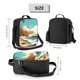 thumbnail image 2 of Disketp Coastal Palm Beach Bolsa Térmica Estampada para Almuerzo, Lonchera para Hombres y Mujeres Adultos, 2 of 7