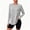 Gray, variant on Women's Crew Neck Long Sleeve Tunic Tops, Loose Soft Breathable Fall Thumb Hole Casual Workout Shirts for Daily Athletic Outdoor Wear Sky Blue