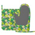 thumbnail image 2 of Disketp Cartoon Koala Bear and Leaf Oven Mitts and Potholders BBQ Gloves-Oven Mitts and Pot Holders with Recycled Infill Silicone Non-Slip Cooking Gloves for Cooking Baking Grilling, 2 of 8