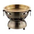 thumbnail image 1 of Olla caliente tradicional china, mini olla caliente, té con leche, olla caliente de acero inoxidable, pequeña olla caliente para acampar, restaurante, bronce, 1 of 8