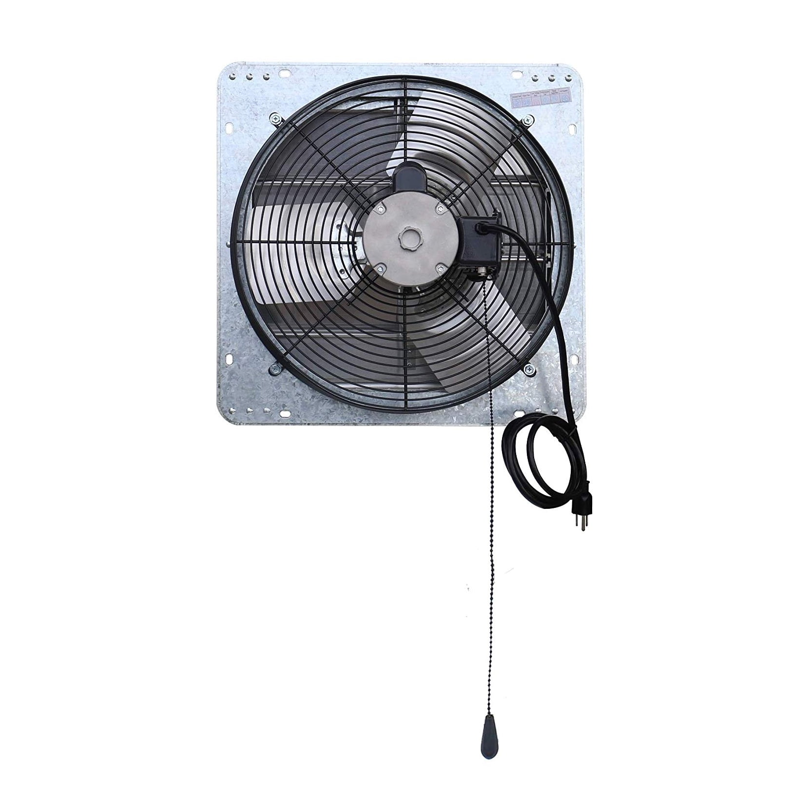 iLiving ILG8SF16V-T 3 Speed 16 Inch Exhaust Attic Garage Grow Fan w/ Thermostat