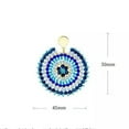 thumbnail image 7 of HOOUN New Native Blue Beaded Tassel Bohemian Drop Seed Beads Earrings Jewelry, 7 of 7
