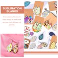thumbnail image 4 of Shisuyan 1 Set Sublimation Earrings Blanks Water Drop Earrings Blanks Earring Drops Earring Crafts Material, 4 of 9