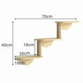 thumbnail image 3 of de Escalada Tipo Hamaca para Gatos, de Escalada Tipo Escalera, de Escalada Pequeño de Madera Maciza para Gatos, Dos, 3 of 6