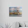 thumbnail image 3 of Trademark Fine Art 'At the Beach III' Brushed Aluminum Wall Art Art by Masters Fine Art, 3 of 4
