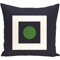 Simply Daisy 16" x 16" Square Peg Round Circle Geometric Print Pillow