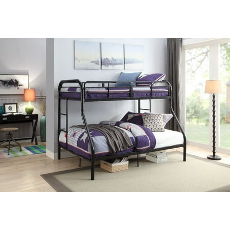 - ACME Eclipse Twin/Full Bunk Bed, Black