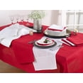 thumbnail image 3 of Holiday Drawn Work Thread Design Tablecloth - 2 Colors (Red, 72"x72" Tablecloth), 3 of 3