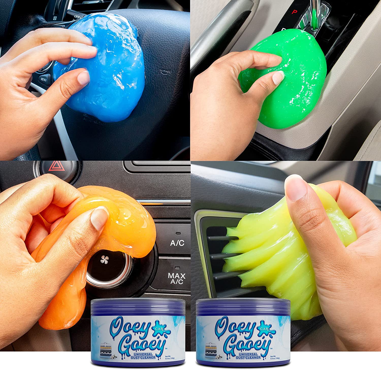 Ooey Gooey - Scented Car Cleaning Gel to Make Your Car Shine