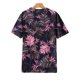 thumbnail image 4 of Blusas de Manga Corta para las Mujeres, Moda Impresa Cuello Redondo Camiseta Casual Top Hecho de Cómodo Estante de Algodón de Imitación para Todas las Estaciones, Blusas de Algodón para las Mujeres, 4 of 5