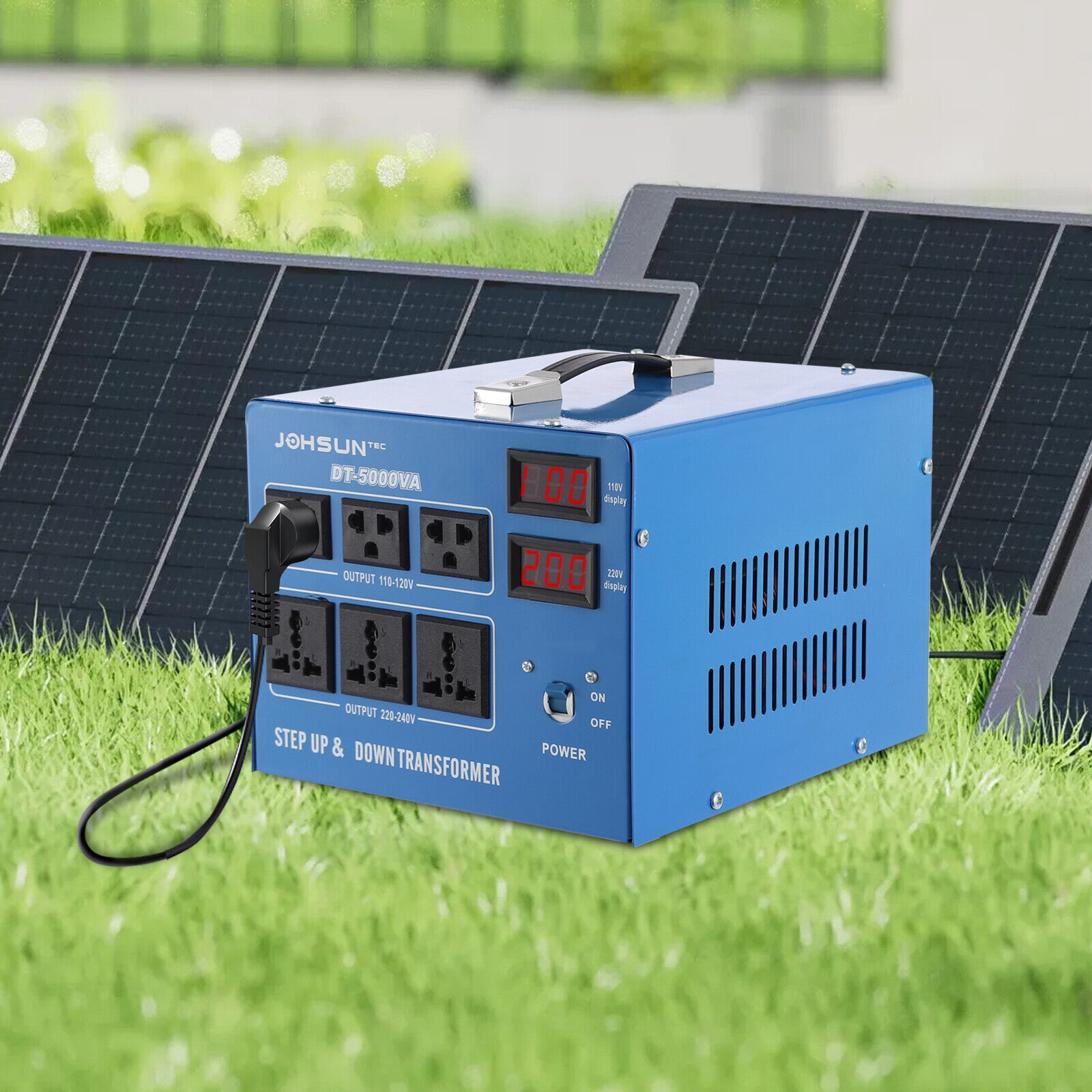 TFCFL 5000 Watt Heavy Duty Voltage Transformer Voltage Converter Transformer Up/Down Transformer 110-120V/220-240V