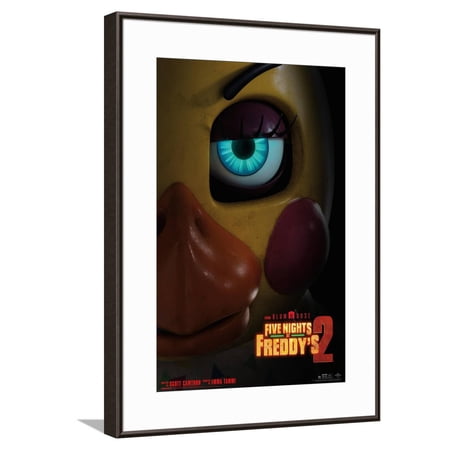 Five Nights at Freddy's Movie 2 (2025) - Chica One Sheet 2 Canvas Wall Poster, 14.725" x 22.375"