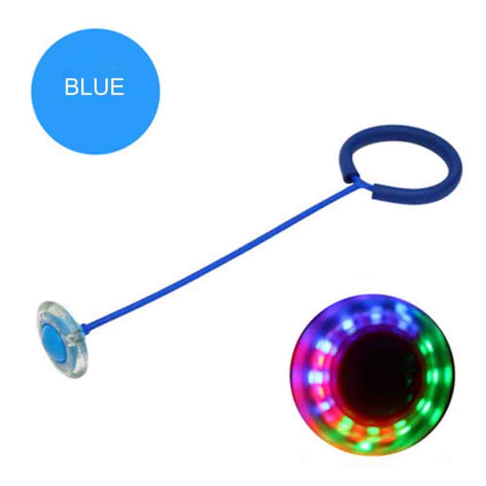 LNGOOR Skip It Ball, Foldable Jump Jumping Ankle Jump Toy, Colorful