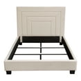 thumbnail image 2 of Diamond Sofa Arden Eastern King Bed with 54" Headboard in Cream Fabric, 2 of 6