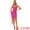 Hot Pink, variant on DARING DIVA Ruched Dress Cami Ruffle Bodycon Midi Dress XS Purple