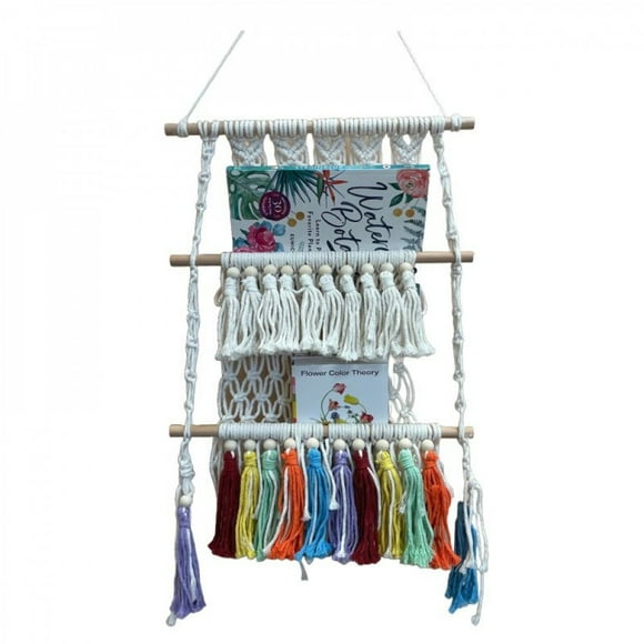 Macrame With 3 Slots Hanging Stand