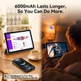 thumbnail image 6 of TABWEE W80 10" Android 16 Tablet with Keyboard & Stylus, Unisoc T610 Octa-Core, 4G LTE (T-Mobile Only), 32GB+128GB, 120Hz FHD Display, 6000mAh, for Office Study Gaming, 6 of 11