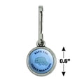 thumbnail image 4 of Save the Curvy Mermaids Manatee Funny Humor Antiqued Charm Clothes Purse Suitcase Backpack Zipper Pull Aid, 4 of 5