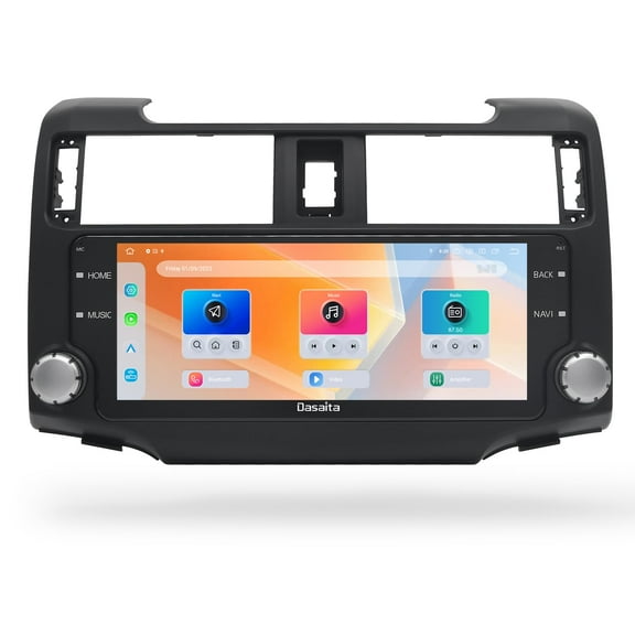 Dasaita 8G 256G Black Carplay Car Radio Upgrade for Toyota 4Runner 10-19 10.25"