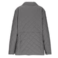 thumbnail image 5 of Women's Quilted Barn Jacket 2026 Trendy Lightweight Puffy Zip Up Bomber Coat Warm Winter Outwear with Pocket, 5 of 6